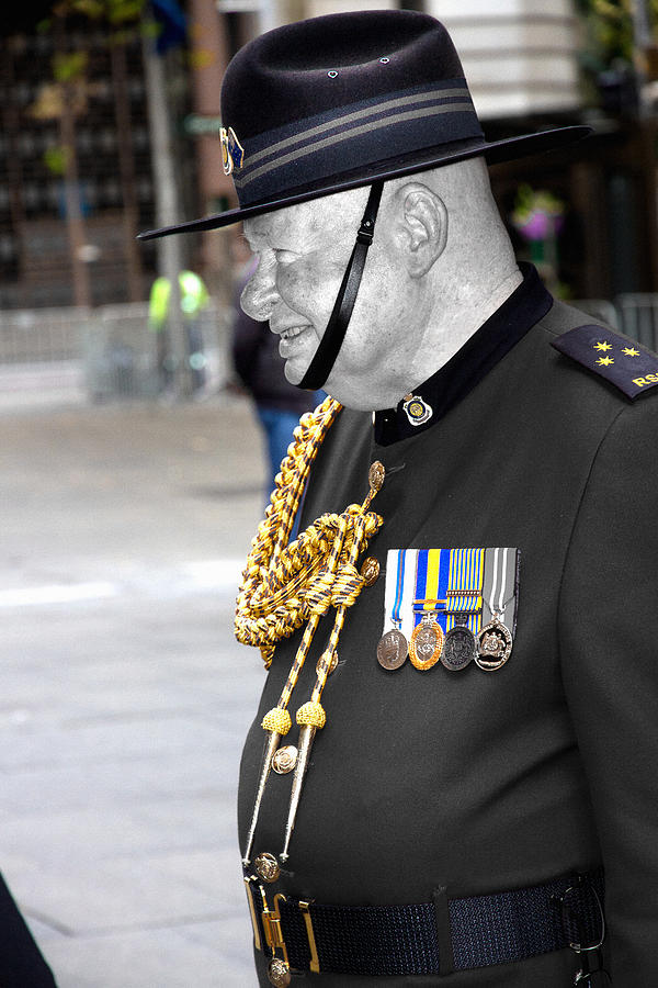 In Uniform For Anzac Photograph by Miroslava Jurcik