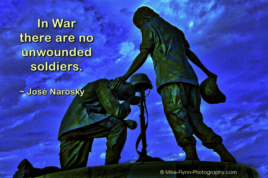 In War There Are No Unwounded Photograph by Mike Flynn