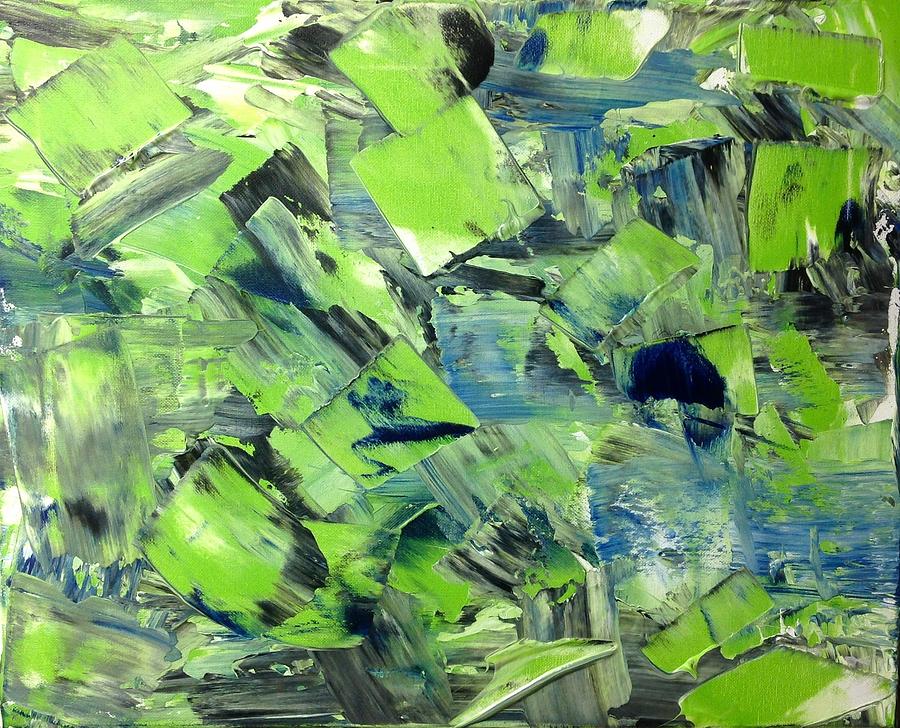 Inabstraction - GBWB No.1 Painting by Desmond Raymond