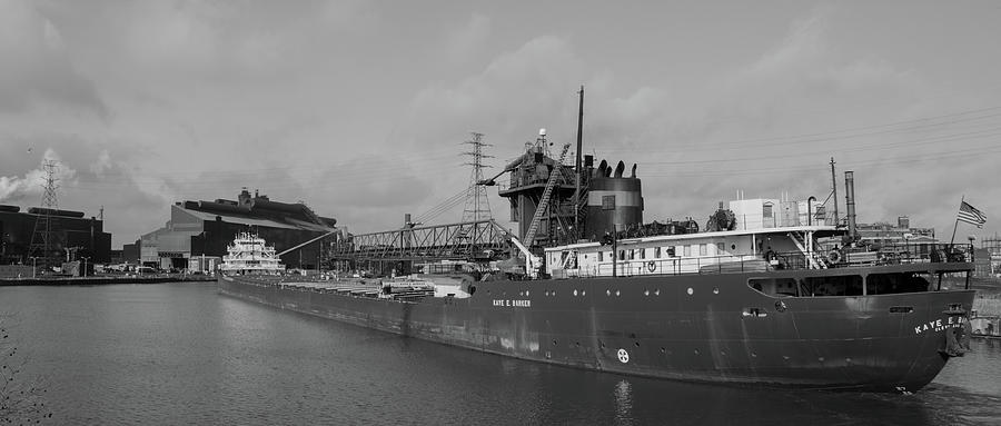 Inbound to Severstal - Black and White Photograph by Gales Of November