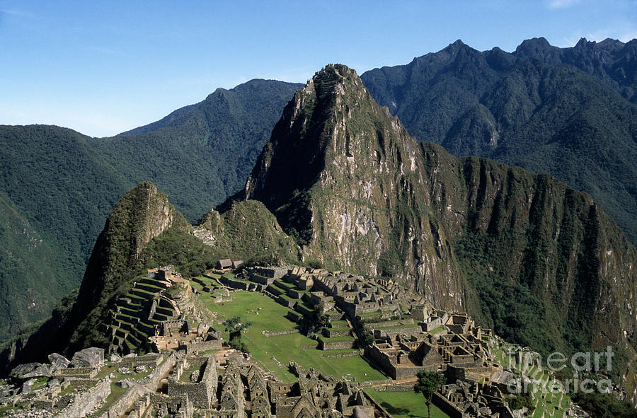 Inca city of Machu Picchu Photograph by James Brunker