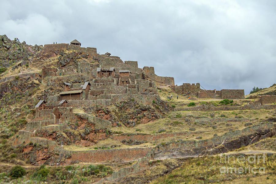 Inca ruins in Pisac Photograph by Patricia Hofmeester