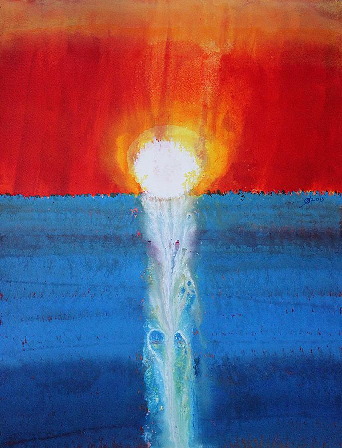 Incandescence original painting Painting by Sol Luckman