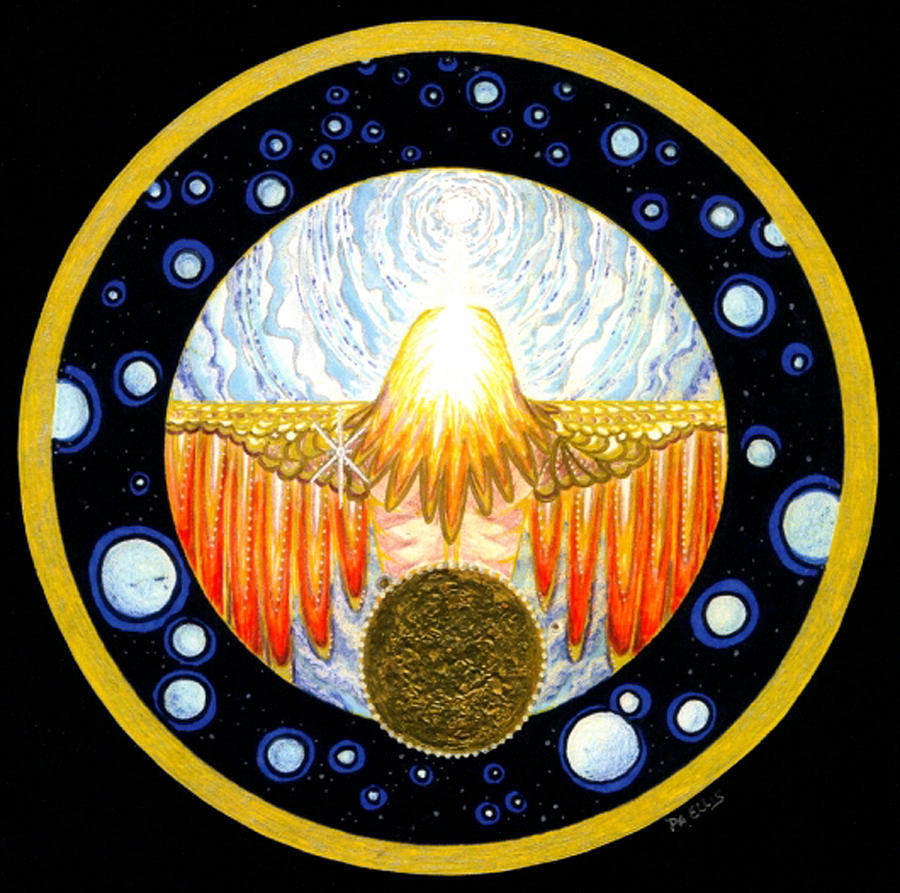 INCARNATION Mandala Series Painting by Pam Ellis INCARNATION Mandala Series Painting by Pam Ellis