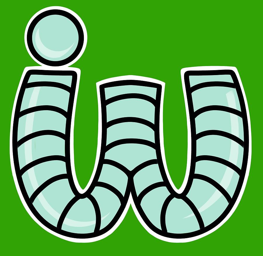 Inchworm Logo Digital Art by Demitrius Motion Bullock
