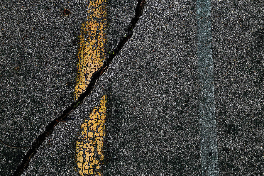 Parking Lot Photograph - Incidental Art 25 by Mary Bedy