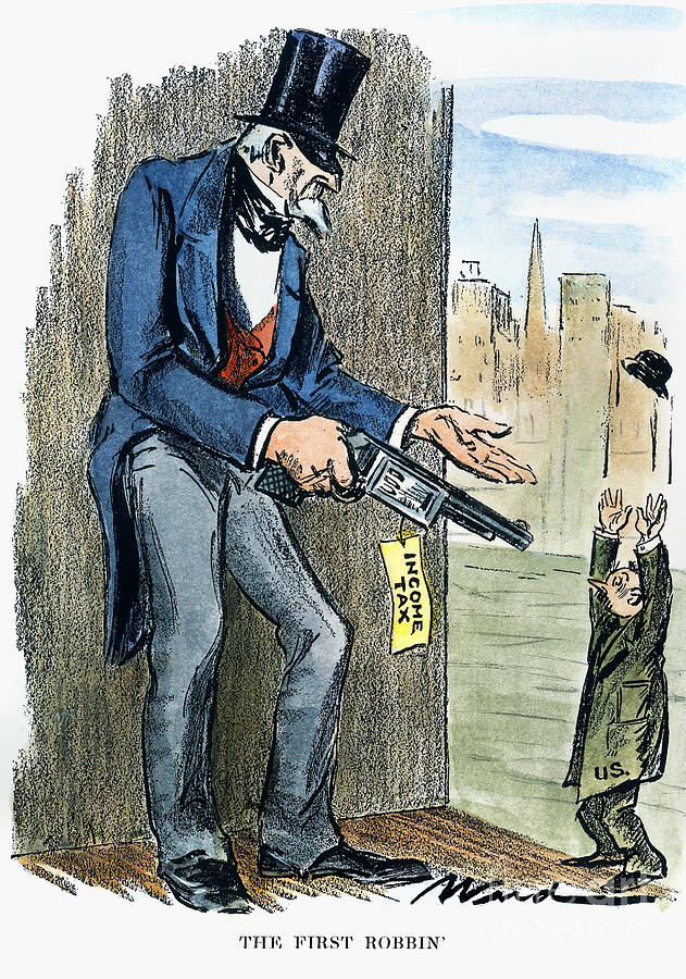 Income Tax Cartoon, 1928 Photograph by Granger