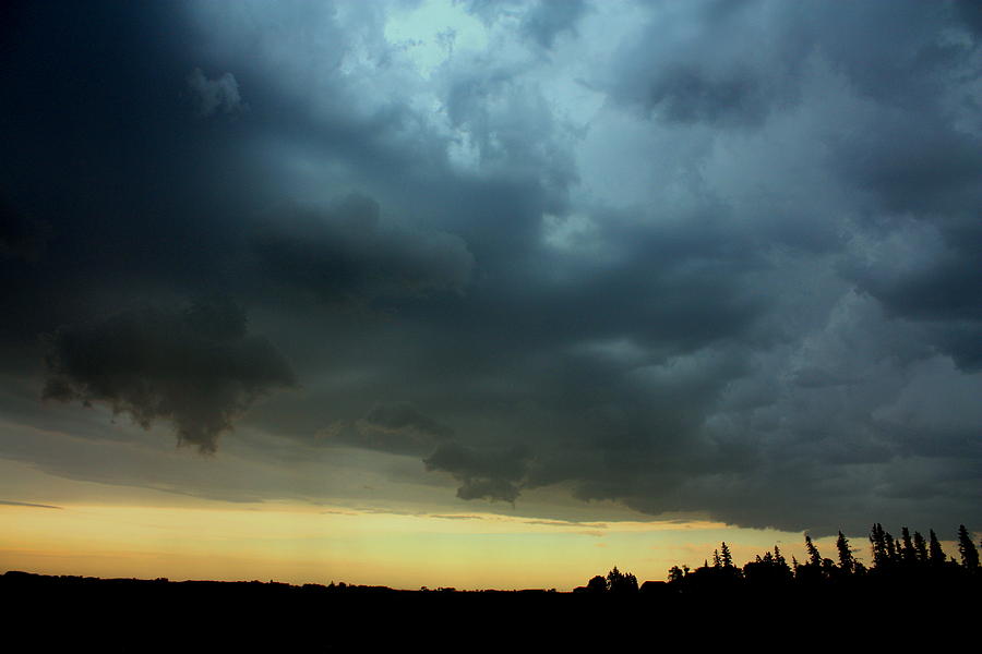 Incoming storm Photograph by David Matthews