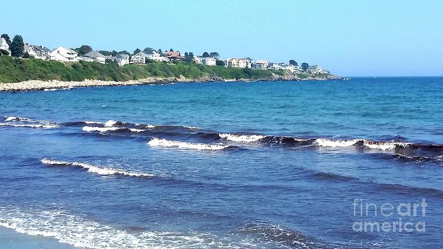 Tide At Long Sands Beach Maine Photograph by Gina Sullivan