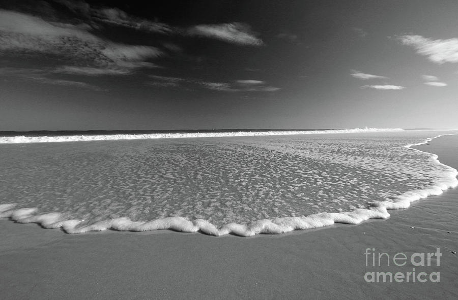 Incoming Tide BW Photograph by Mary Haber