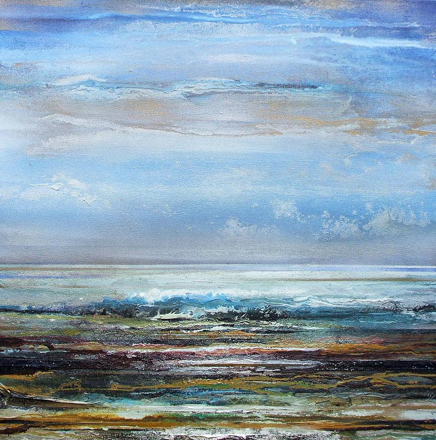 Incoming Tide Hauxley Haven no 2 Mixed Media by Mike Bell - Fine Art ...