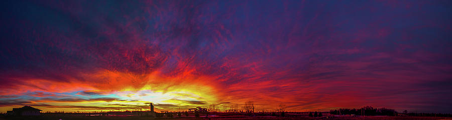 Incredible Nebraska December Sunset 011 Photograph by NebraskaSC