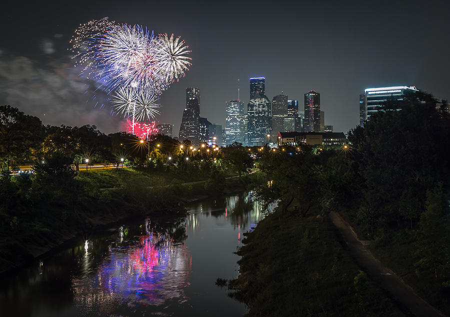 Independence Day Houston TX Photograph by Chris Multop