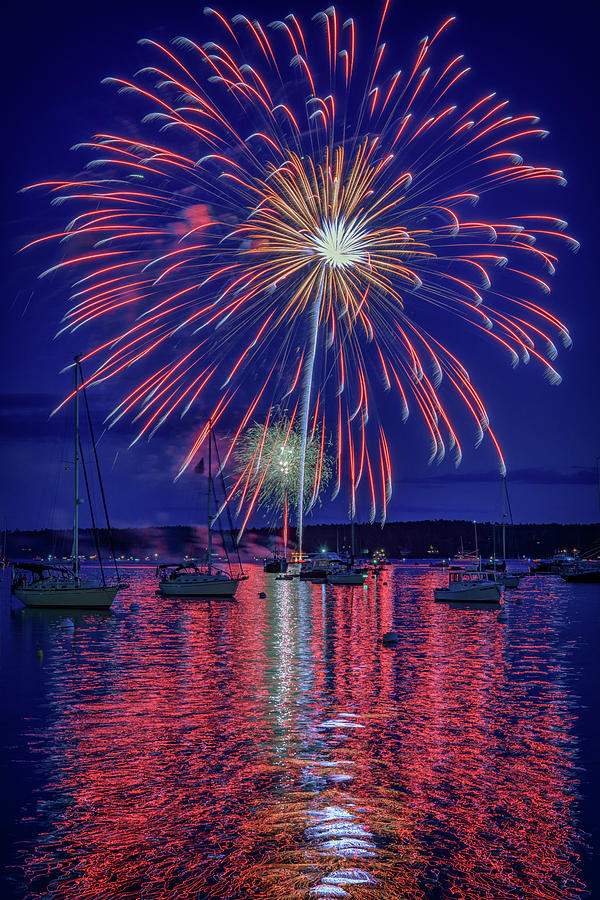 Independence Day Photograph - Independence Day in Boothbay Harbor by Rick Berk