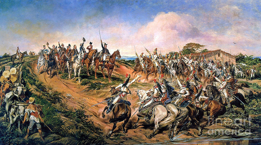 Independence of Brazil 1888 Painting by Celestial Images