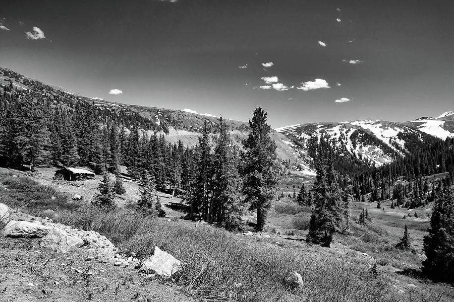 Independence Pass Black and White Photograph by Judy Vincent