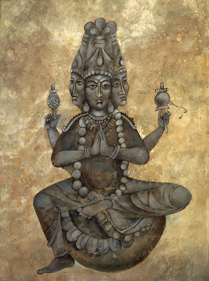 Buddha Painting - India Buddha by Mary jane Miller