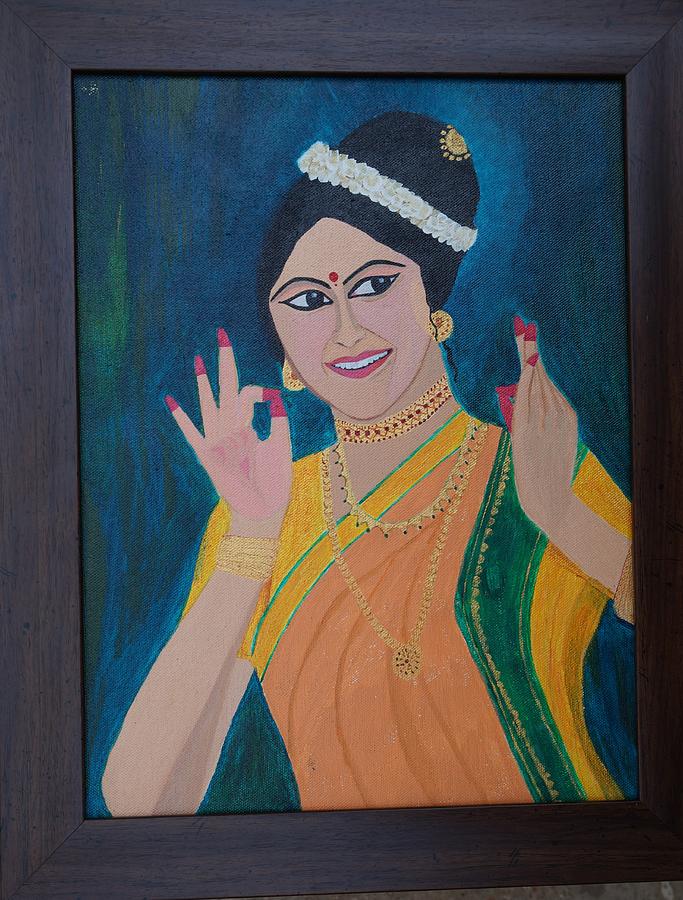 Indian Beauty Painting by Shweta Singh - Fine Art America