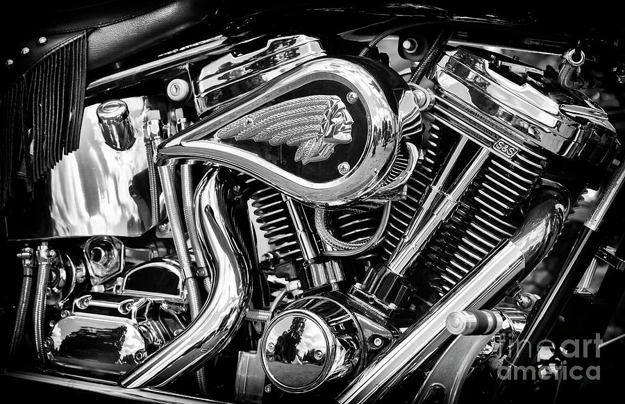 Indian Chief Centennial Monochrome Photograph by Tim Gainey