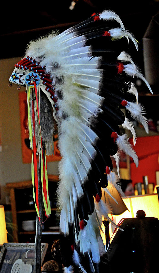 Indian Chief Headdress Photograph by Jay Milo