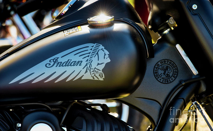 Motorcycle Photograph - Indian Dark Horse by Tim Gainey