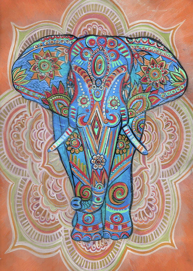 Indian Elephant  Painting by Stephen Humphries