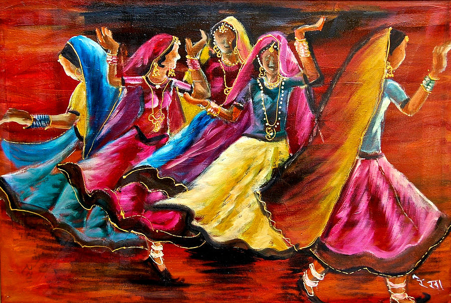 Indian Dancer Painting