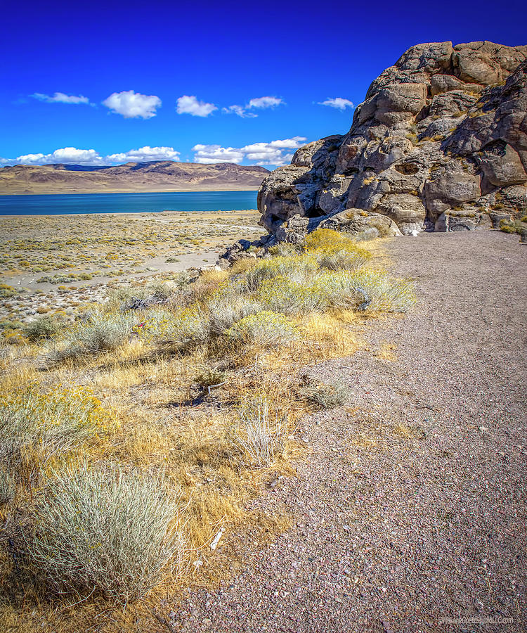 Indian Head Beach Pyramid Lake Nevada Photograph by LeeAnn McLaneGoetz McLaneGoetzStudioLLCcom