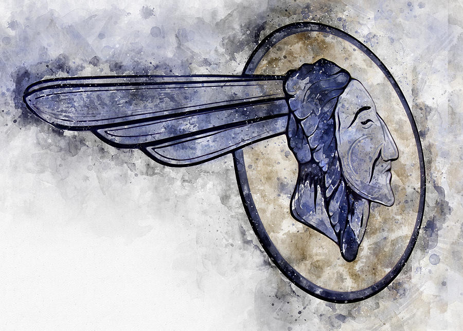 Indian Head Watercolor by Michael Colgate Indian Head Watercolor by Michael Colgate
