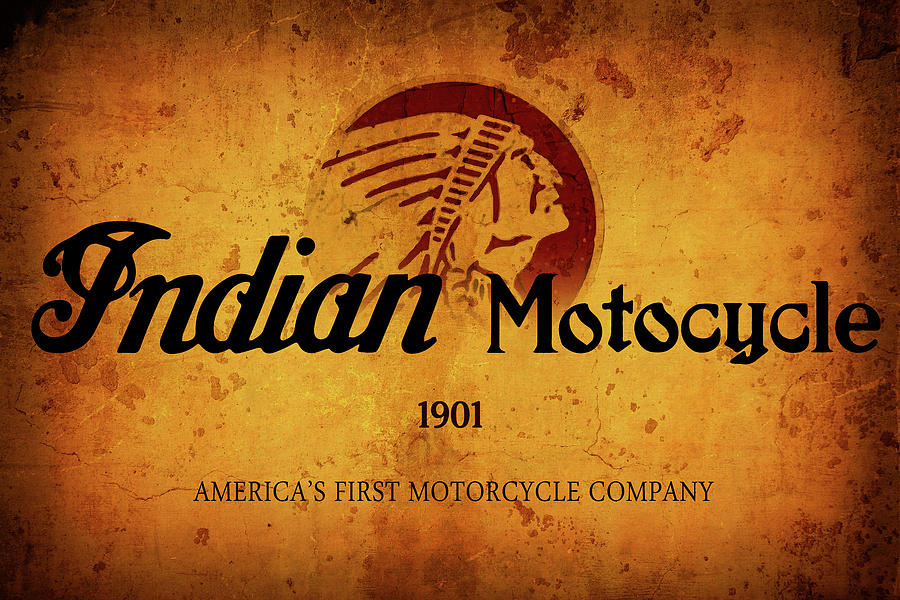 Indian Motocycle 1901 - America's First Motorcycle Company Digital Art ...