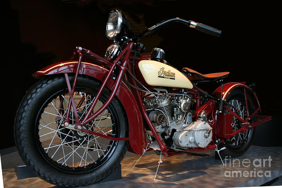 Indian Motorcycle Photograph