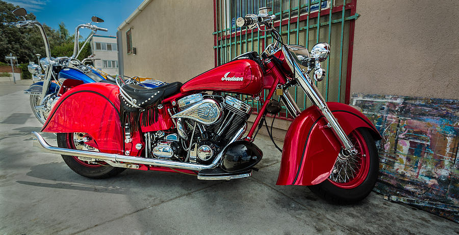 Indian Motorcycle Photograph by Rick Strobaugh
