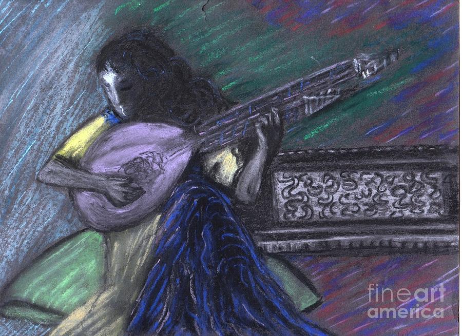 Indian music Painting by Duygu Kivanc