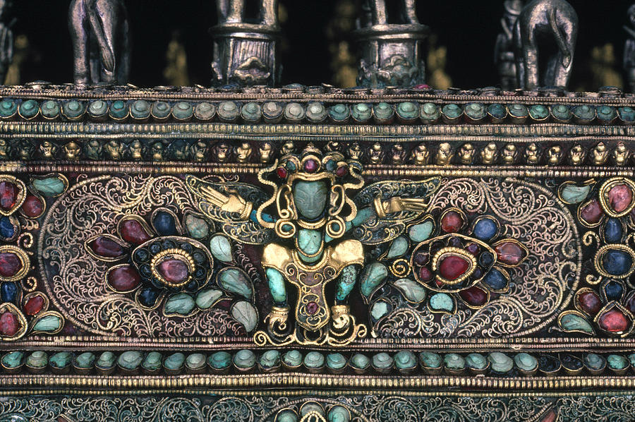 Indian Ornament Photograph by Granger