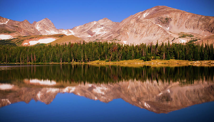 Indian Peaks Reflections Photograph by John De Bord