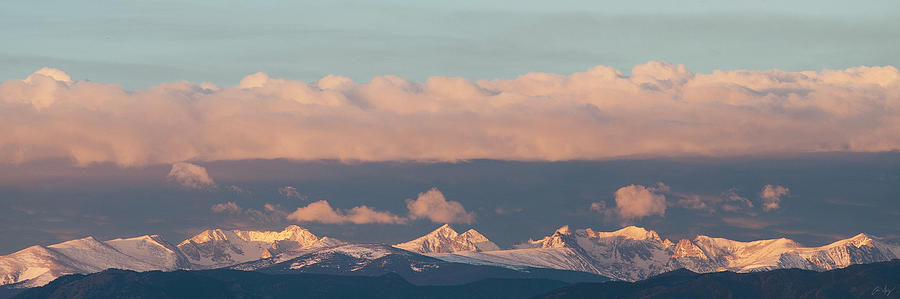 Indian Peaks Winter Sunrise Photograph by Aaron Spong