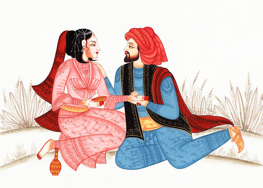 Indian Rajasthani Painting Photograph by Munir Alawi