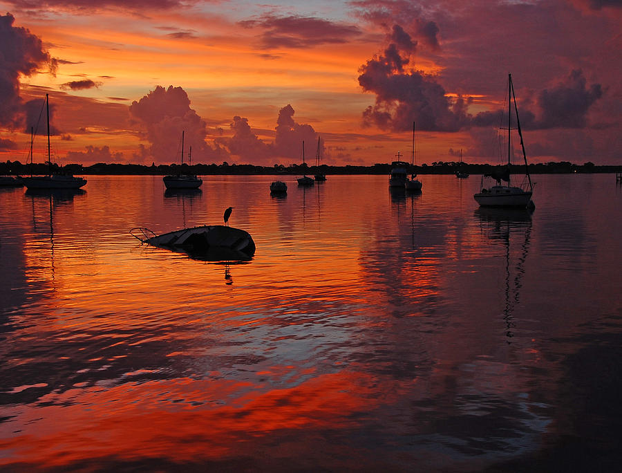 Indian River Sunrise Photograph by Ben Prepelka