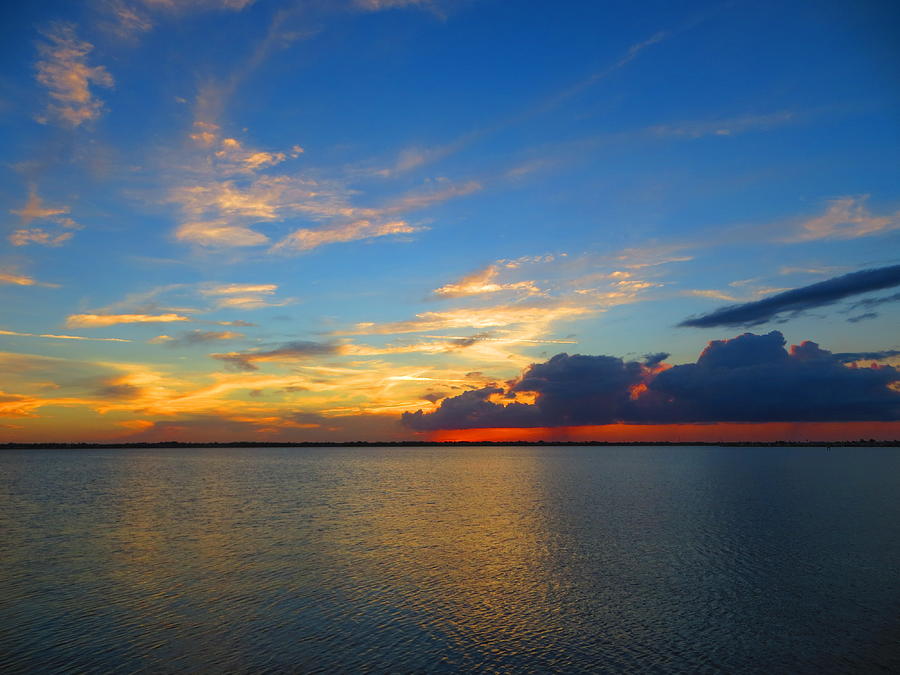Indian River Sunset Photograph by Mike Jenkins