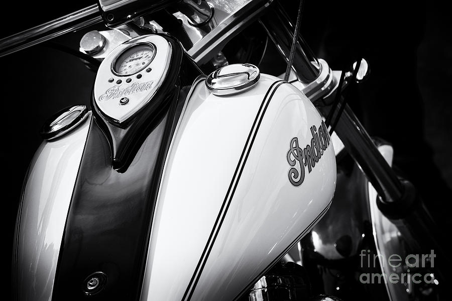 Indian Scout Gas Tank Photograph by Tim Gainey