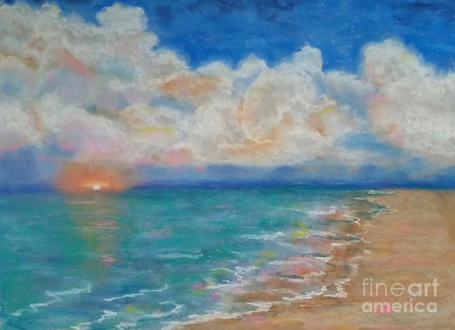 Indian Shores Pastel by Vickie Scarlett-Fisher