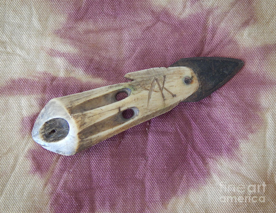 Vintage Indian Hunting Spear Tip Photograph by Phil Perkins