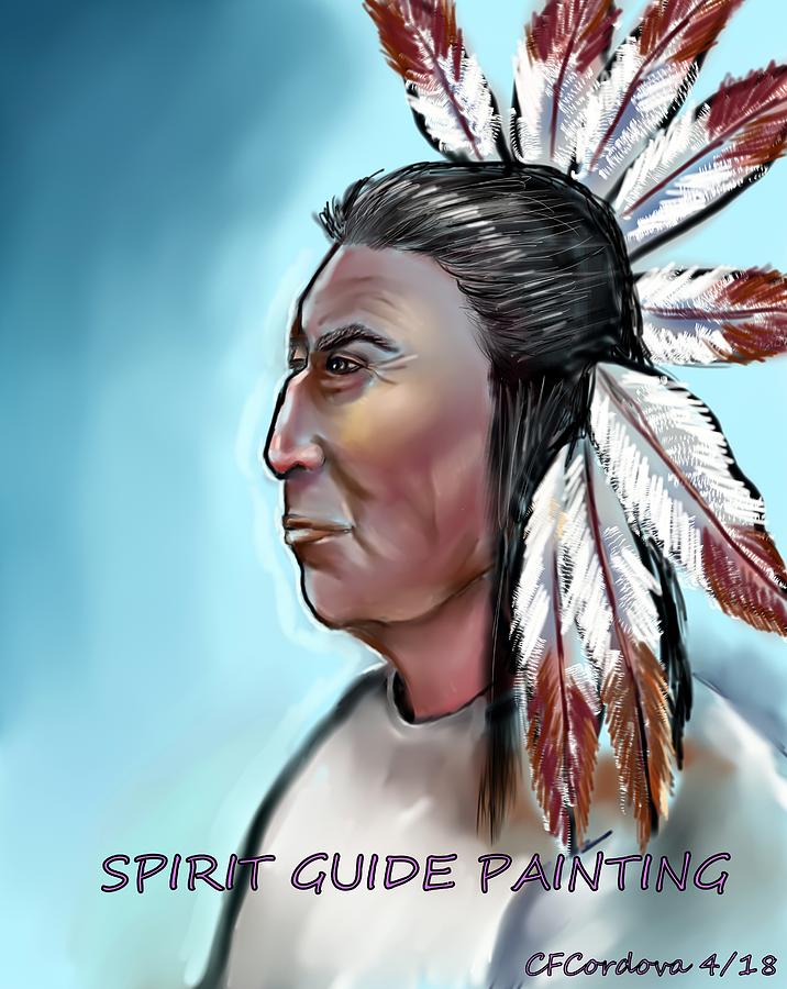 Indian-spirit guide collection Digital Art by Carmen Cordova