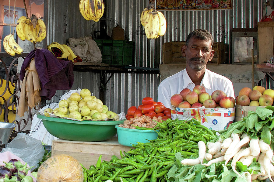 Indian stallholder Photograph by Ndp - Fine Art America