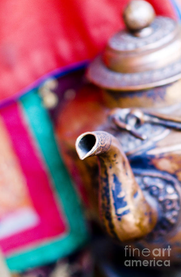 Indian Tea Kettle Photograph by Ray Laskowitz - Printscapes
