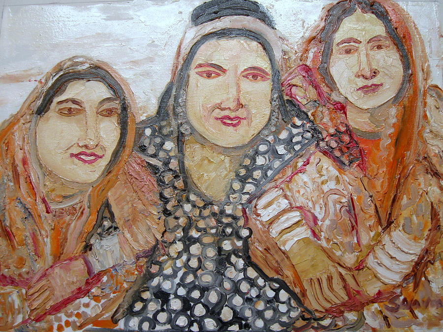 Indian Tribal Women Painting by Anand Swaroop Manchiraju