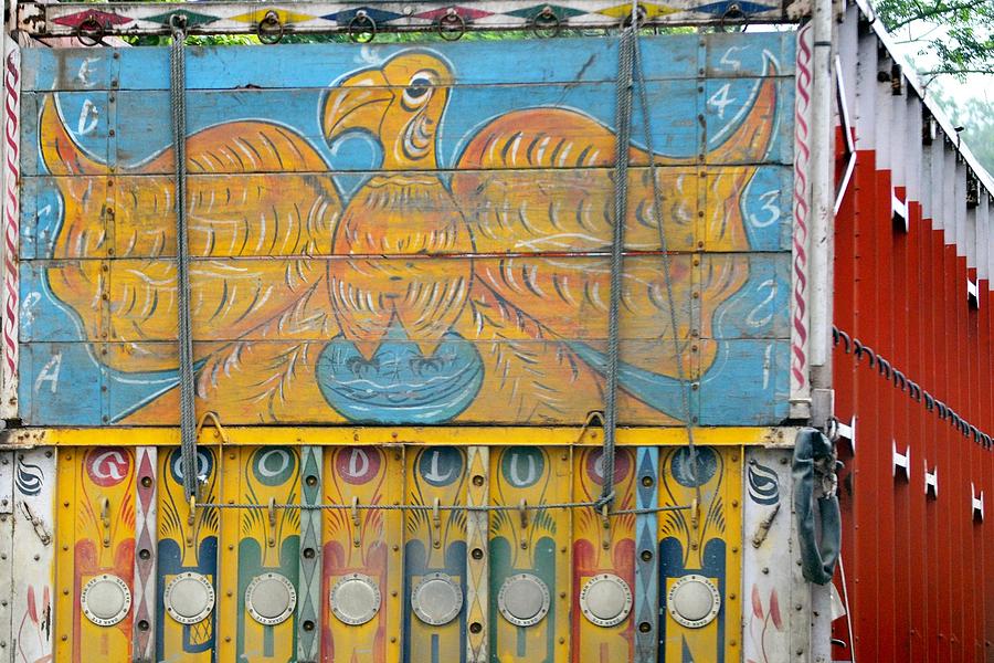 Indian Truck Art 6 - Eagle Photograph by Kim Bemis