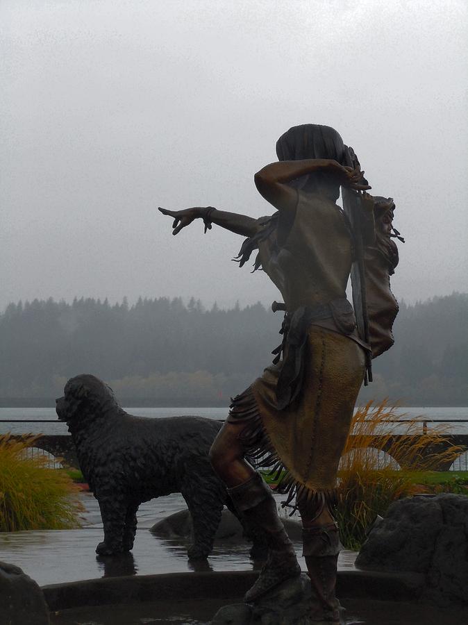 Indian Woman at Cascade Locks Photograph by Mountain Femme - Fine Art ...