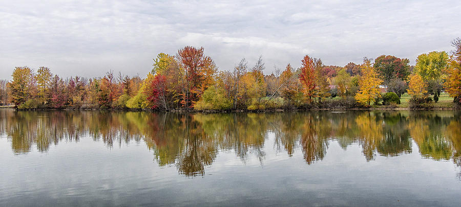 Indiana Autumn Photograph by Alan Toepfer