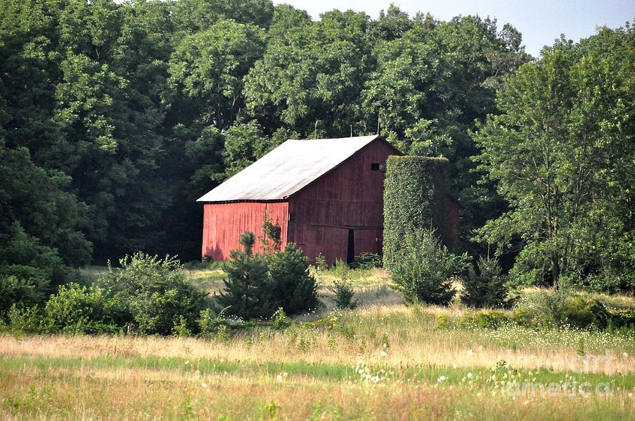 Indiana Barn Photograph by John Black